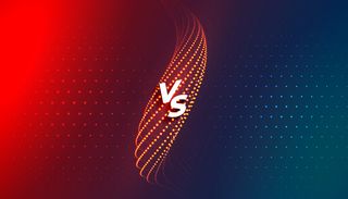 与vs比较屏幕背景模板设计