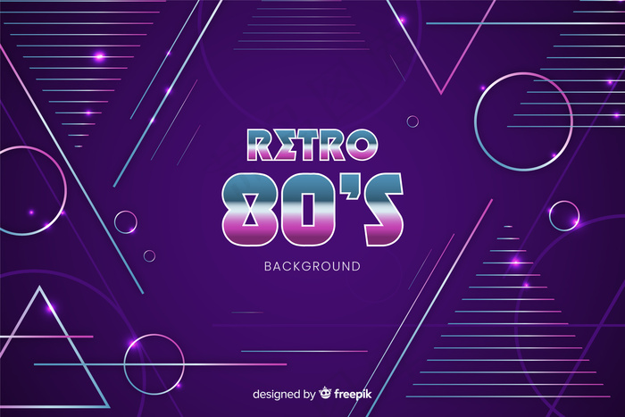 80年代几何背景