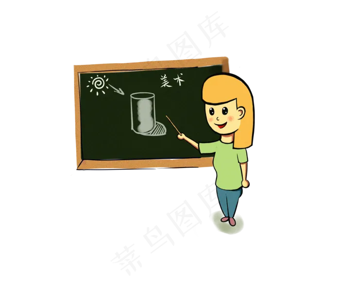 教师节快乐美术老师女老师美术课(3507X2952(DPI:300))psd模版下载