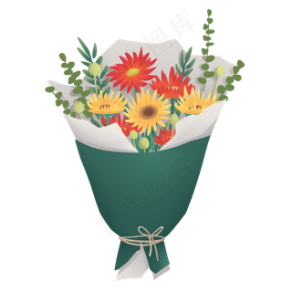 清新浪漫精致花束