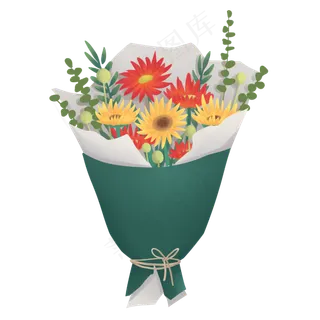 清新浪漫精致花束