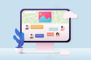 移动支付概念手机