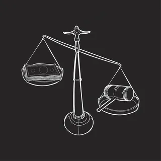 正义概念手绘插图 正义概念手绘插图