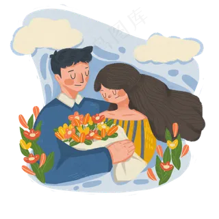 七夕情人节情侣植物