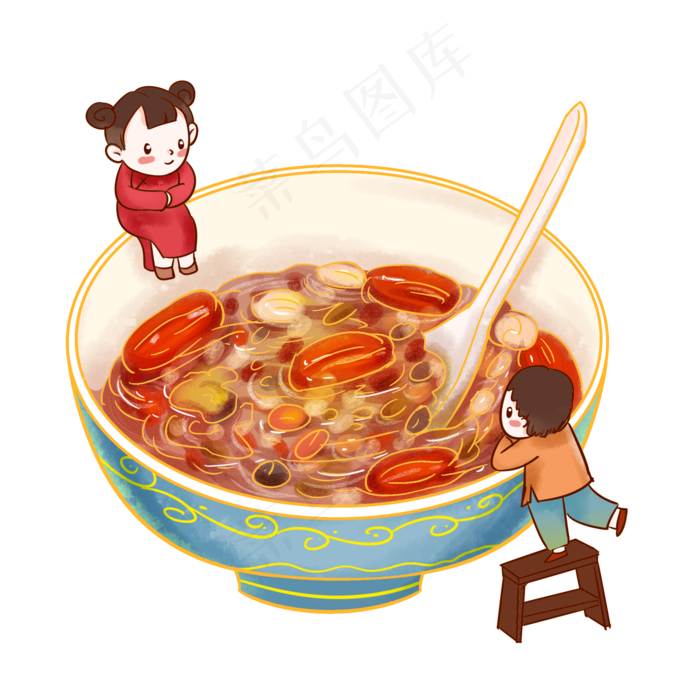 国潮腊八节腊八粥