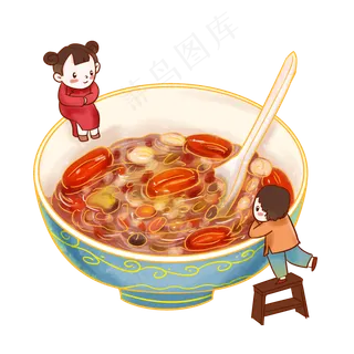 国潮腊八节腊八粥