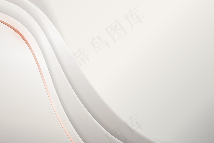 白色抽象波浪背景eps,ai矢量模版下载
