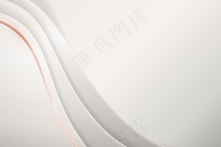 白色抽象波浪背景
