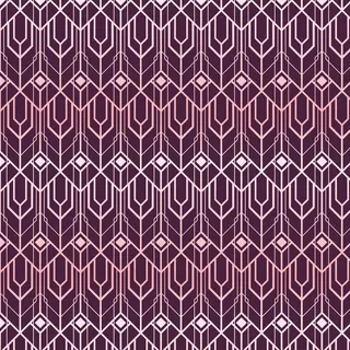 抽象造型玫瑰金装饰图案