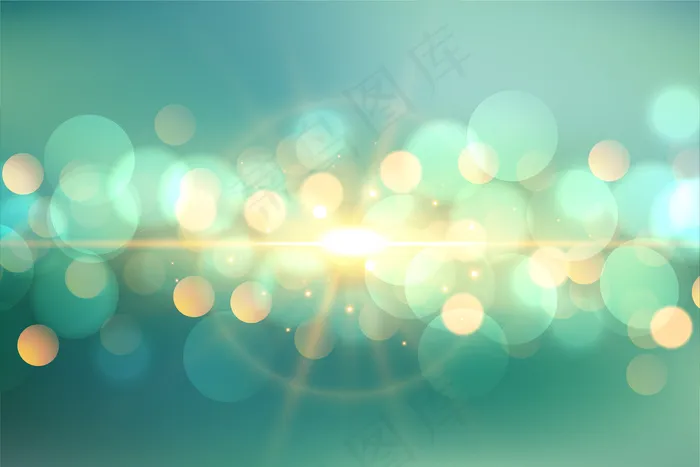 可爱的(bokeh)散景，浅闪光背景eps,ai矢量模版下载