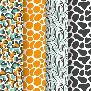 现代动物印花图案系列