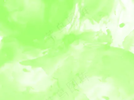 柔和的绿色水彩纹理设计背景矢量
