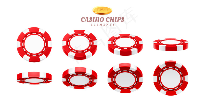 真实赌场筹码的动画精灵