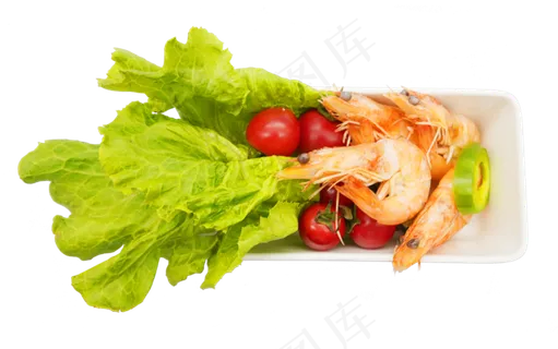 红色油炸大虾 红色油炸大虾