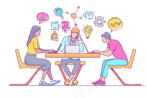 登录页面的连接团队概念