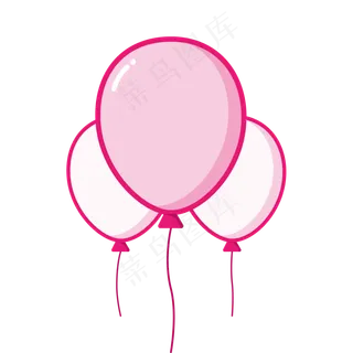 粉色气球