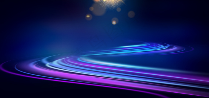 年会大气光效背景