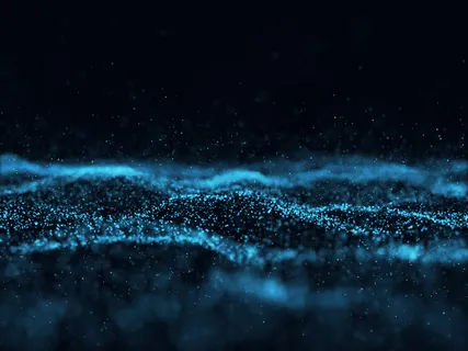 三维抽象背景与未来粒子 三维抽象背景与未来粒子