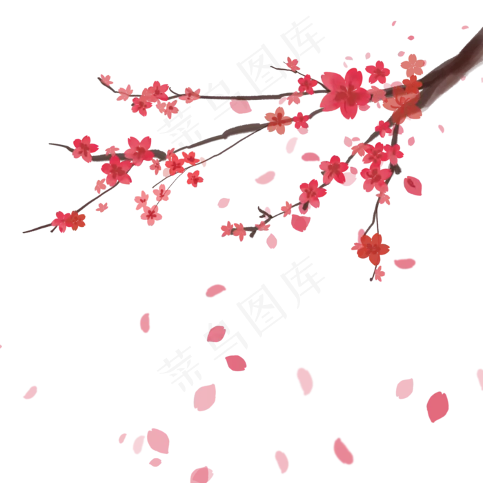 梅花花卉(2048X2048(DPI:132))psd模版下载