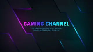 渐变游戏youtube频道艺术