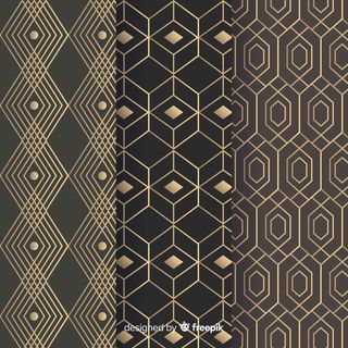 几何豪华图案套装