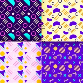 孟菲斯图案系列