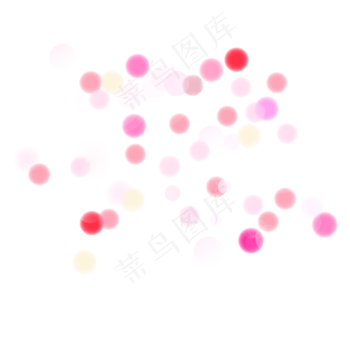 浪漫粉色七夕光晕