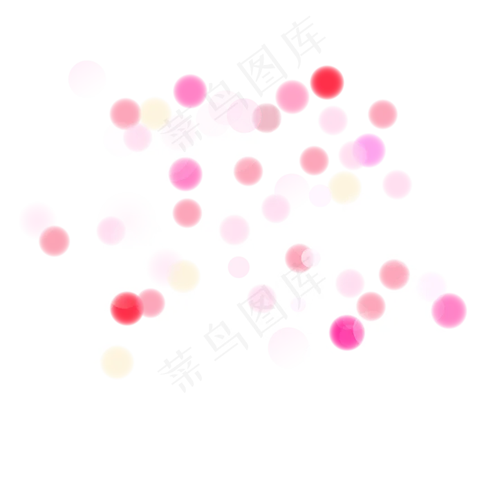 浪漫粉色七夕光晕(2000*2000px 300 dpi )ai矢量模版下载