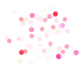 浪漫粉色七夕光晕