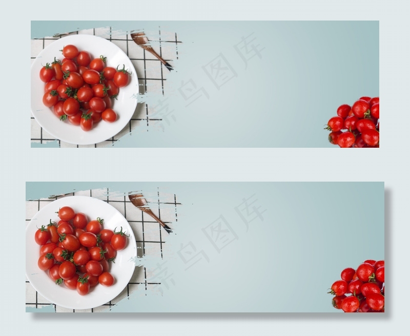 新鲜果蔬西红柿banner(1920*700px 	       )psd模版下载