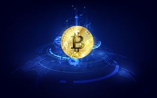 全球抽象比特币加密货币区块链技术世界地图