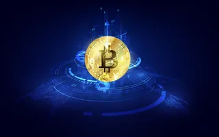 全球抽象比特币加密货币区块链技术世界地图