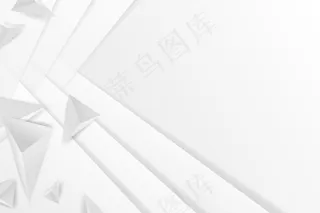 三维纸张样式的多边形白色背景
