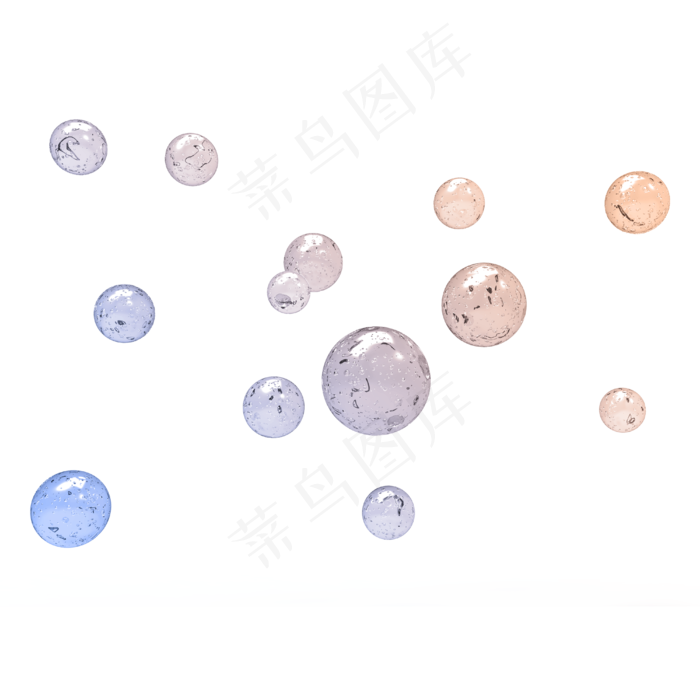 七夕浪漫梦幻彩色泡泡(4000X4000(DPI:300))psd模版下载