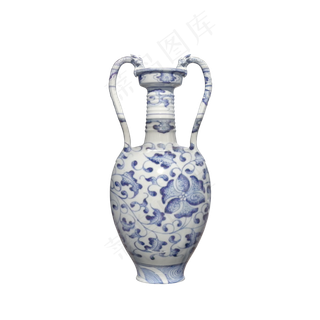 古董花瓶青花瓷器,免抠元素
