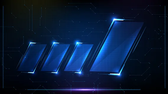 蓝色发光科技的抽象未来背景科幻框架hud ui 蓝色发光科技的抽象未来背景科幻框架hud ui