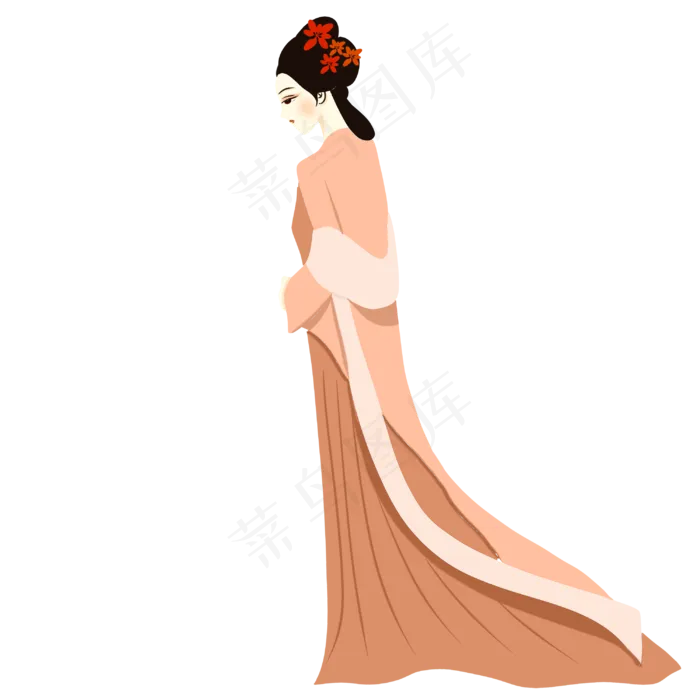 手绘矢量小清新七夕节情人节牛郎(3000X3000(DPI:762))psd模版下载