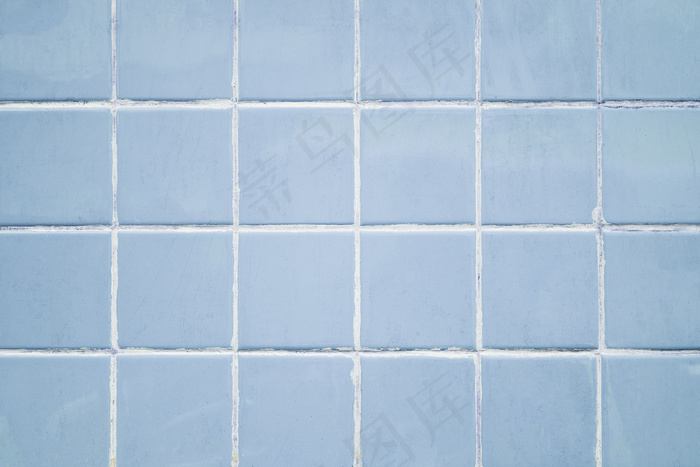 柔和的蓝色瓷砖纹理背景