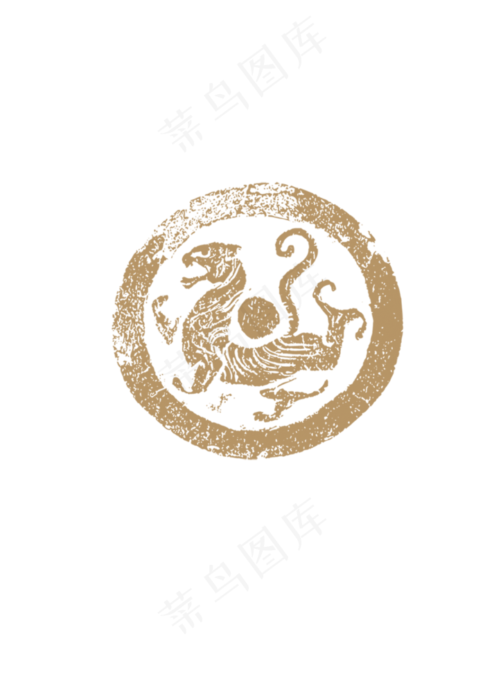 中国风古代图腾高清素材图