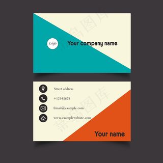 时尚大气创意名片设计