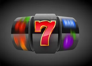 黑色*中头奖。大胜概念。赌场头奖。