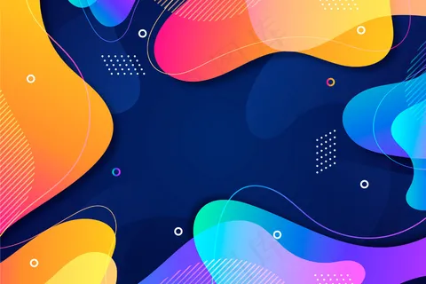 孟菲斯抽象风格背景
