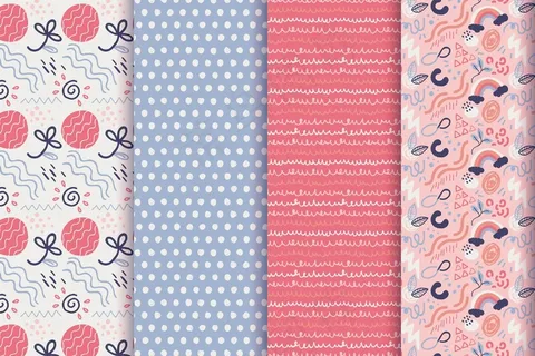 抽象手绘图案集