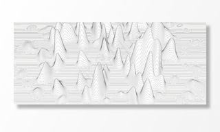 白色背景上扭曲线条的抽象背景