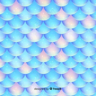 闪亮的全息美人鱼尾巴背景