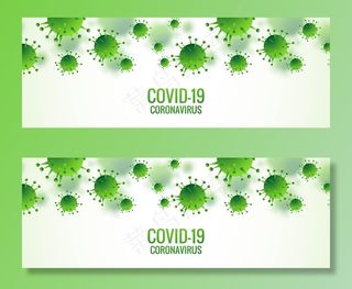 冠状病毒细胞旗