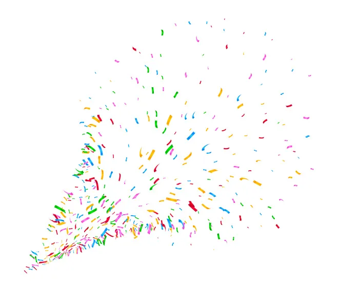 五彩纸屑爆炸背景设计eps,ai矢量模版下载