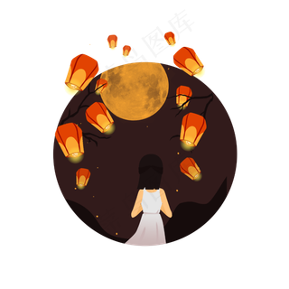 八月十五中秋赏月