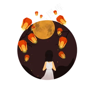 八月十五中秋赏月