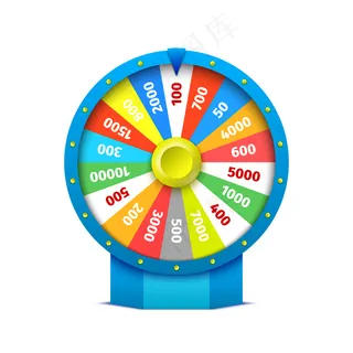 多彩赌场轮盘赌。插图